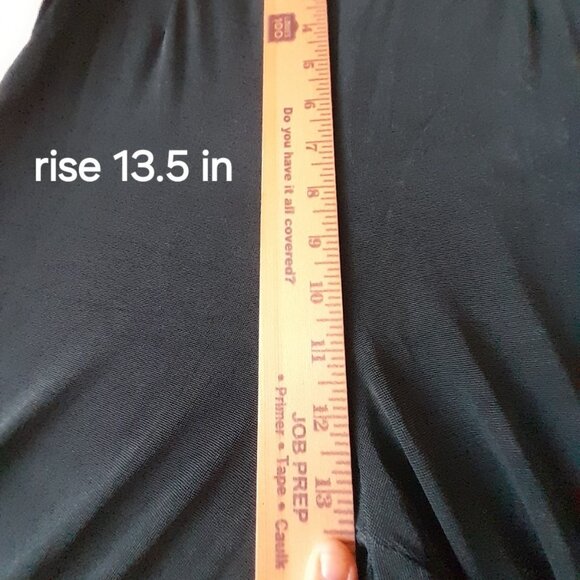 Chicos Holiday Slinky Stretch Comfy Pull On Emerald Size 3R Size 16/18 Pants - Picture 8 of 9